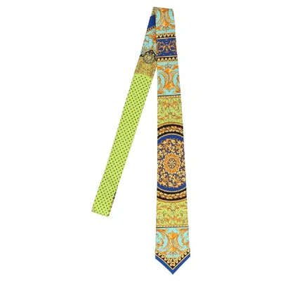 Versace Green Silk Tie