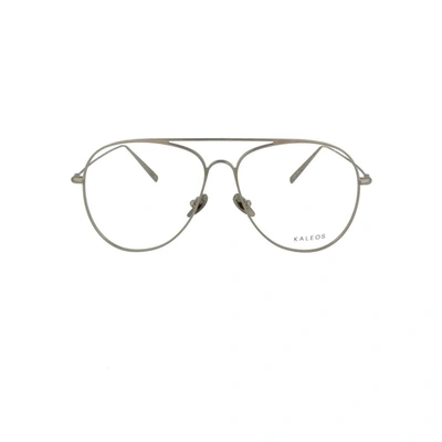 Kaleos Men's Grey Metal Glasses