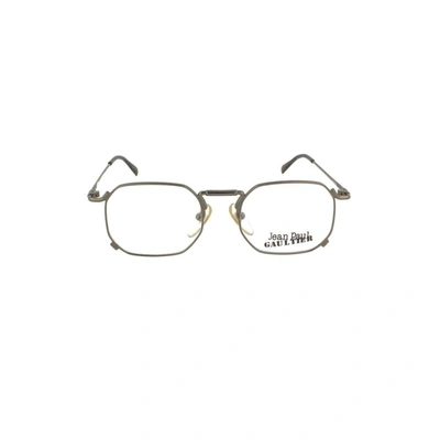 Jean Paul Gaultier Men's Grey Metal Glasses