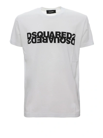 Dsquared2 Mirror Logo Tshirt White Colour: White