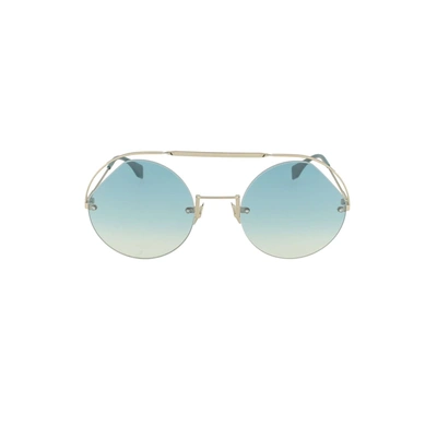 Fendi Women's  Silver Metal Sunglasses