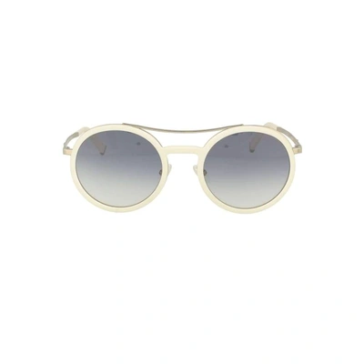 Max Mara Women's White Acetate Sunglasses