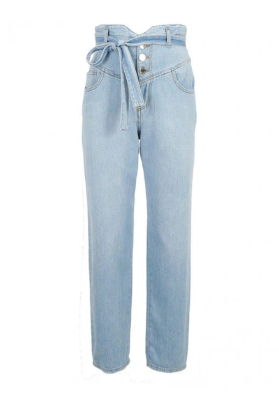 Pinko Women's Light Blue Cotton Jeans