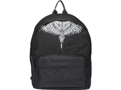 Marcelo Burlon County Of Milan Sharp Wings Backpack In Black