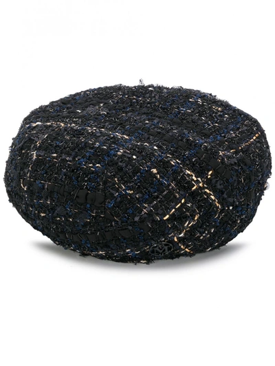 Maison Michel Tweed Flore Hat