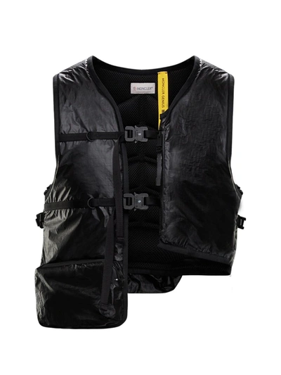 Moncler Genius Chest Pack With Logo In Black