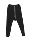 Rick Owens Dropped Crotch Track Trousers In Black
