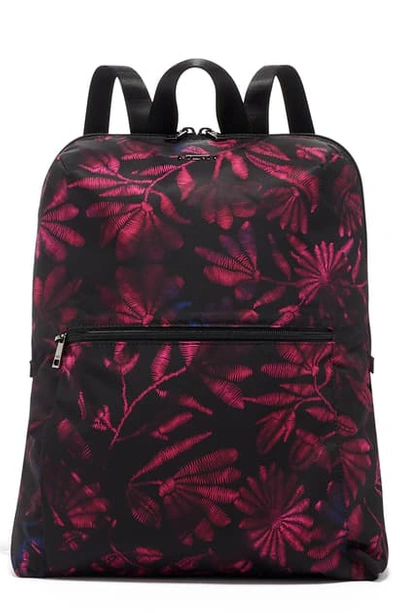 Tumi Voyageur Just In Case Nylon Backpack In Floral Tapestry