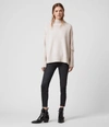 Allsaints Vale Cashmere Jumper In Ecru White