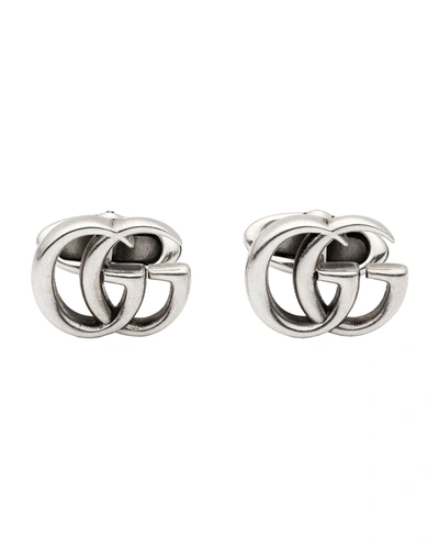 Gucci Gg Marmont 925 Sterling Silver Cufflinks