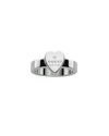 Gucci Trademark Sterling Silver Heart-shaped Ring