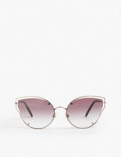 Celine Va2015 Cat-eye-frame Sunglasses In Black