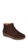 Fitflop Sumi Boot In Chocolate Brown Suede