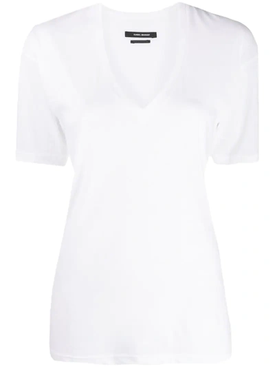 Isabel Marant Maree T-shirt In White Cotton