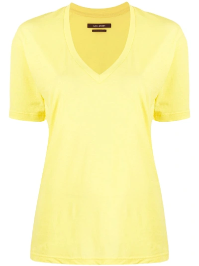 Isabel Marant Maree T-shirt In Yellow Cotton