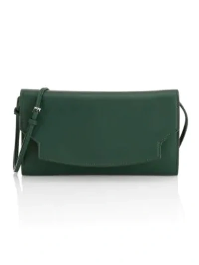 The Row Women's Lady Leather Wallet-on-strap In Deep Jungle