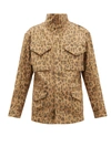 Frame Cheetah Print Service Cargo Jacket In Cheetah Cargo