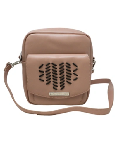 Catherine Malandrino Alice Crossbody In Dusty Rose