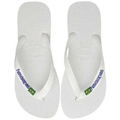 Havaianas Men's Brazil Flip-flop Sandals Men's Shoes In White