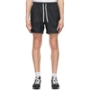 Nike Men's  Sportswear Woven Flow Shorts In Black/white