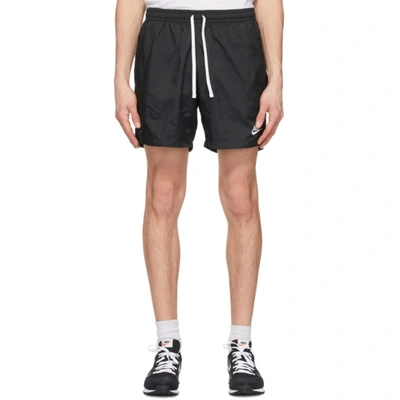 Nike Men's  Sportswear Woven Flow Shorts In Black/white