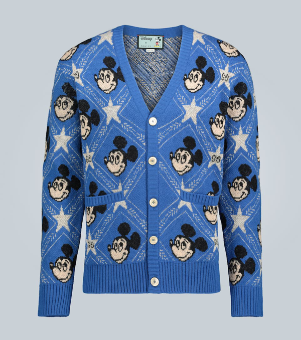 gucci cardigan blue