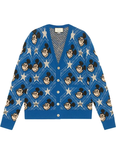 Gucci X Disney Mickey And Minnie Jacquard Jumper, Size X-Small 