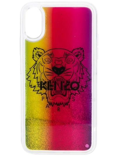 Kenzo Logo-print Iphone X/xs Case In Pink