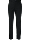 Twinset Slim Tailored Trousers In Black