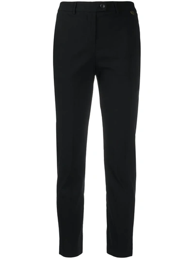 Twinset Slim Tailored Trousers In Black