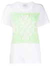 Barrie Embroidered Logo Cotton T-shirt In White