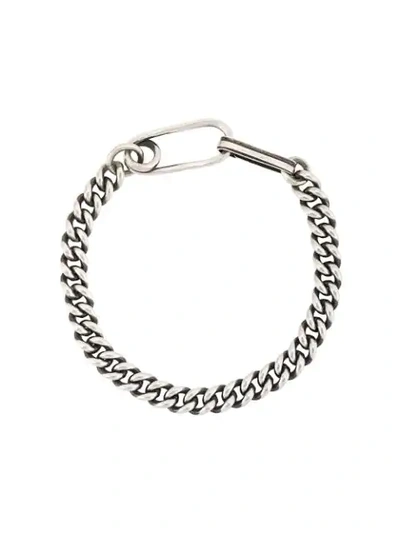 Werkstatt:münchen Chain Bracelet In Silver