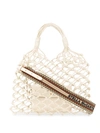 Stella Mccartney Knotted Tote Bag In Neutrals