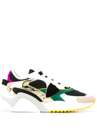 Philippe Model Colour Blocked Low Top Trainers In Black
