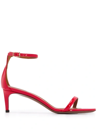 L'autre Chose Strappy Design Sandals In Red
