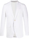 Etro Paisley Jacquard Single-breasted Blazer In White