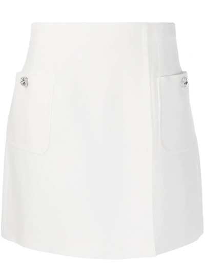 N°21 Short Tailored Skirt In White