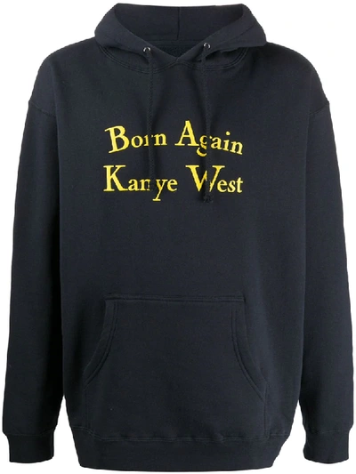 Chinatown Market Born Again Kanye West Hoodie In Blue