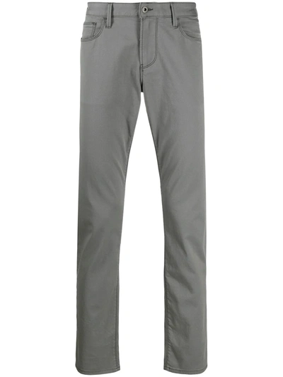 Emporio Armani J06 Slim Fit Jeans In Gray-grey