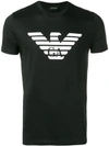 Emporio Armani Eagle T Shirt In Black