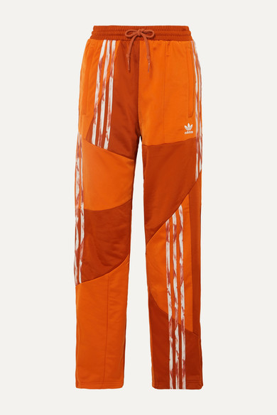 adidas firebird track pants orange