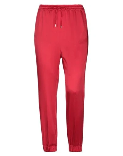 Twinset Pants In Red