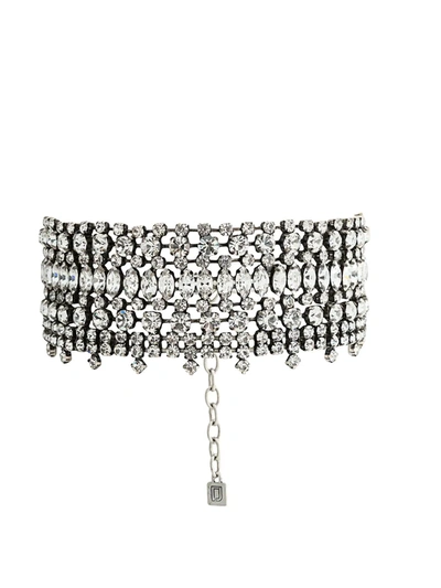 Dannijo Stellan Collar Necklace In Silver