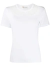 Red Valentino T-shirt Mit Semi-transparentem Detail In White