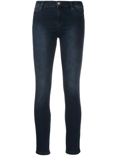 Twinset Mid-rise Skinny Jeans In Blue