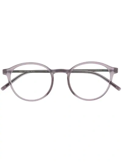 Mykita Yaska Round Frame Glasses In Grey