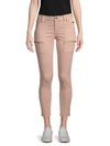 Joie Park Skinny Twill Pants In Pink Sky