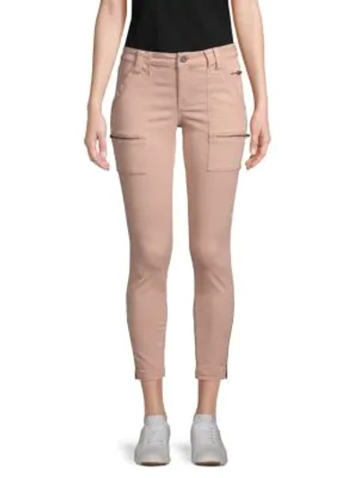 Joie Park Skinny Twill Pants In Pink Sky