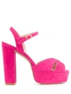 Stuart Weitzman Soliesse Platform Sandals In Pink