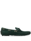 Car Shoe The Original Pebble-sole Loafers In Green